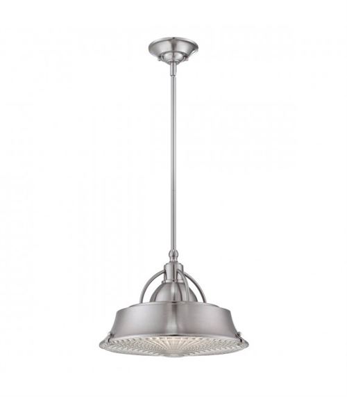 Suspension Cody, nickel brossé, 2 ampoules