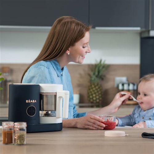 Robot Cuiseur Mixeur Beaba Pour Bebe Babycook Neo Bleu Marine Produits Bebes Fnac