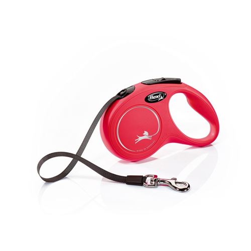 Flexi Laisse New Comfort Cordon S Vert 5 metre Rouge - vue 3