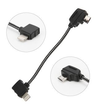 Câble Type-C Vers Type-C 15cm Pour Télécommande Drone DJI Mavic Air 2 / Mini 2 - PVC Souple Et Durable