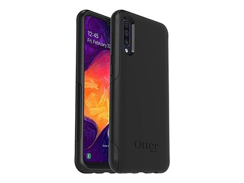 OtterBox Commuter Series Lite - Achterzijde behuizing voor mobiele telefoon - polycarbonaat - zwart - voor Samsung Galaxy A50