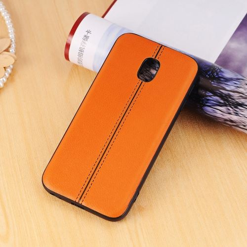 Galaxy J3 (2017) / J330 (EU Version) Housse Etui Cuir PU Effet Cuir Orange ALS51667