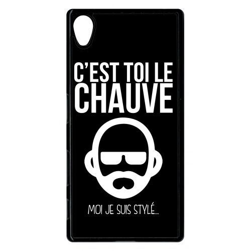 Coque sony xperia z5 c est toi le chauve moi je suis styl 1