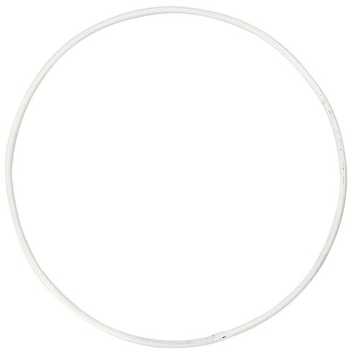 Creative anneau métallique 2 mm blanc 10 cm 10 cm 10 pièces