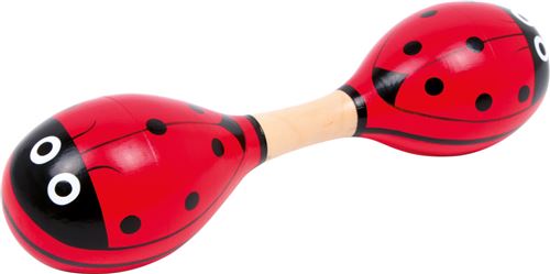 Jouet musical Legler - Maracas coccinelle
