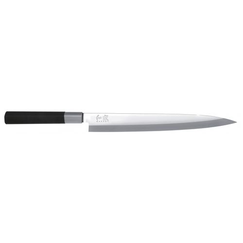 Kaï 6721.y Couteau Wasabi black Yanagiba, lame 21 cm, manche Polypropylène Noir