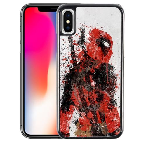 Coque pour iPhone XS deadpool paintart