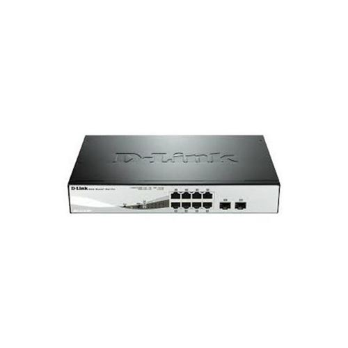 D-Link Web Smart DGS-1210-08P - switch - 8 poorten - Beheerd - rack-uitvoering