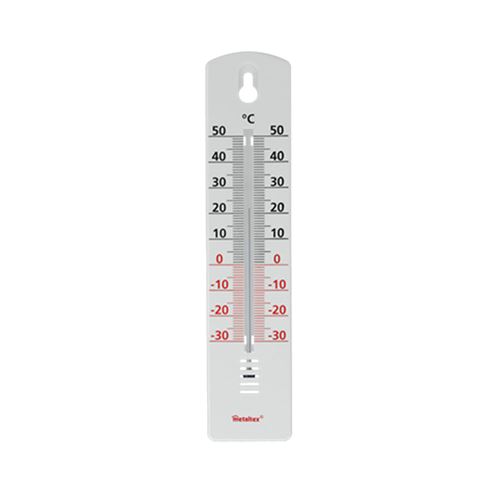 Thermomètre intérieur ou extérieur en plastique - Metaltex - Blanc - Plastique