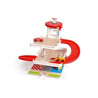 garage en bois jouet