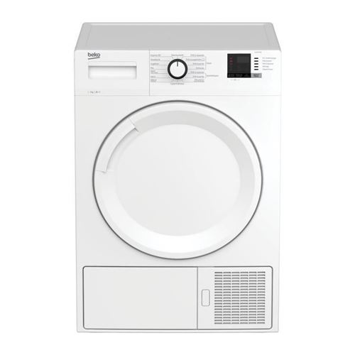 Beko SLMCD072W - Sèche-linge - largeur : 59.7 cm - profondeur : 50.8 cm - hauteur : 84.7 cm - chargement frontal - blanc