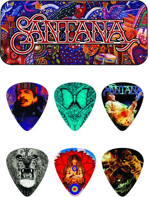 Dunlop Jim Collector Carlos Santana Boite De 6 Medium Médiators