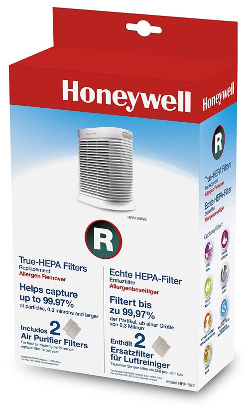 Honeywell - 2 filtres hepa pour purificateur d'air - hrf-r2e