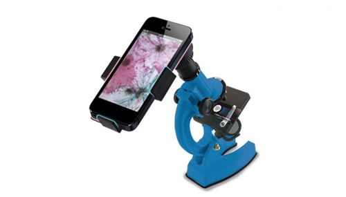 Kronus b. Caiazzo Unisexe Konustudy-4 Microscope, 100 x -450 X -900 X Grossissement, Bleu, Taille Unique