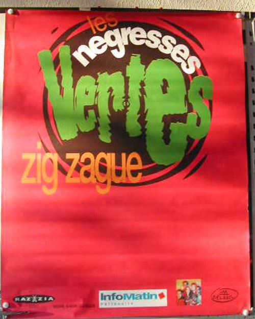 Les Negresses vertes - 79x100 cm - AFFICHE / POSTER