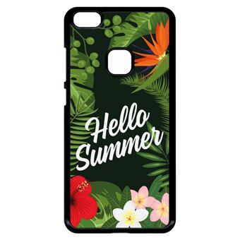 Coque Souple Transparente Pour Huawei P10 - Motif Fleurs Noires - Marque Novago - Neuf