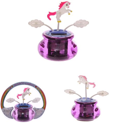 Figurine solaire Licorne