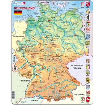Puzzle 50 Pieces Puzzle Cadre Carte De L Allemagne En Allemand Larsen Puzzle Enfant Achat Prix Fnac Puzzle 50 Pieces Puzzle Cadre Carte De L Allemagne En Allemand Larsen Puzzle Enfant Achat Prix Fnac