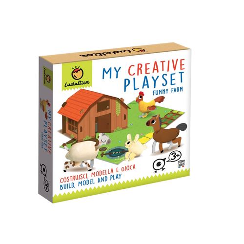 loisirs créatifs CREATIVE PLAYSET FERME LUDATTICA Multicolore