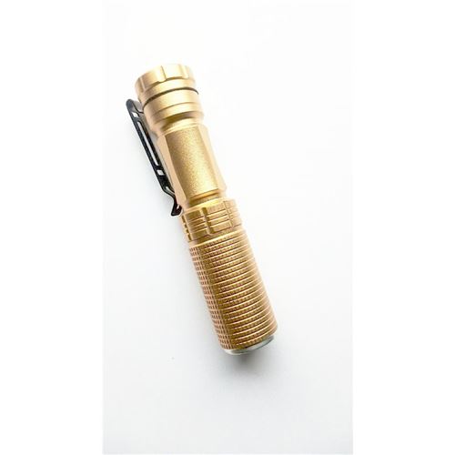 Lampe Torche de Poche à Eclairage LED Ultra-Violet (Or)