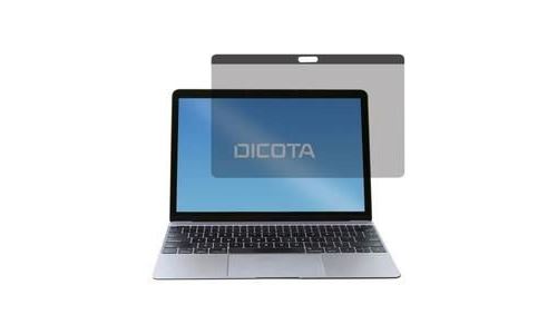 DICOTA Secret Polytéréphtalate d'éthylène Noir Filtre de confidentialité pour écran - Pour LCD MacBook - Résistant aux empreintes