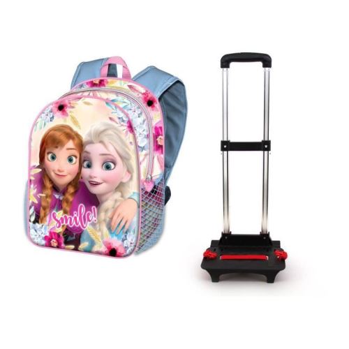 REINE DES NEIGES Sac a dos Trolley Basic Smile