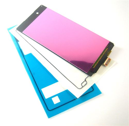 For Sony Xperia Z3 + / Z4 Repair Touch VITRE TACTILE Screen Ecran Digitizer + LCD + Adhesive~White Blanc