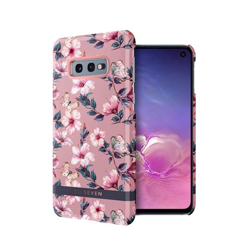 So Seven - Coque Premium crystal SEOUL HIBISCUS ROSE: SAMSUNG S10E