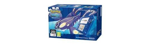 Console Nintendo 2DS Bleu Transparent + Pokemon Saphir Alpha