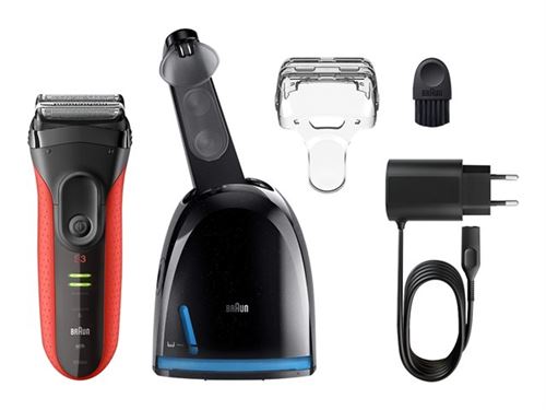 Braun Series 3 3050cc Proskin - Rasoir - Sans Fil - Rouge