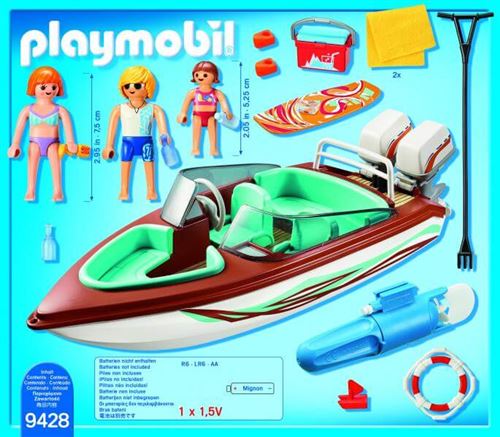 Playmobil Family Fun La Villa de vacances 9428 Vacanciers avec
