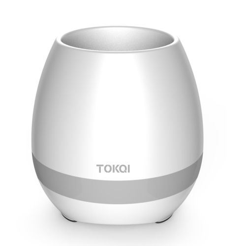Pot de fleur bluetooth - Blanc