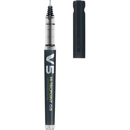 Stylo V5 rechargeable pointe fine noir PILOT : le stylo à Prix Carrefour