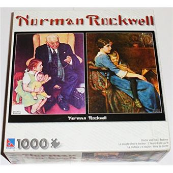 Norman Rockwell Doctor and Doll/Bedtime 1000 Piece Puzzle - Puzzle ...