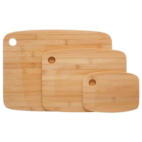 3 planches à découper en bambou
