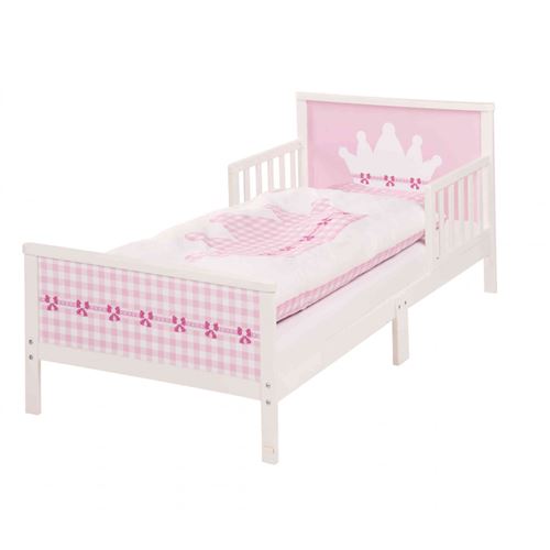 Lit enfant Roba collection 'Castle' 140x70cm - Rose