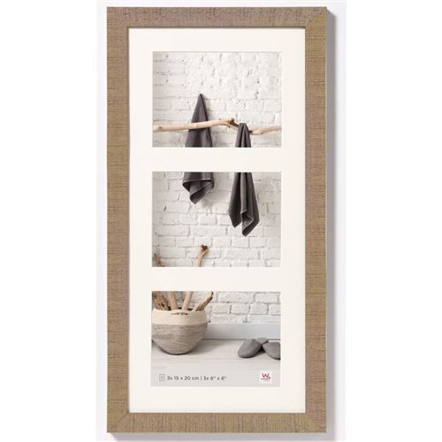 Walther Design Cadre photo Home 3x15x20 cm Marron