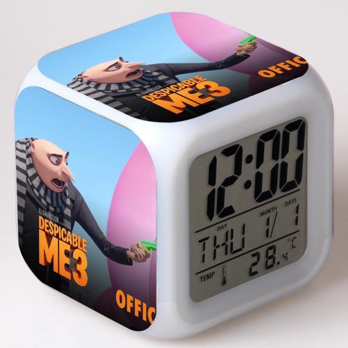 Oem Multicolore Réveil Enfant Led Multifonctionnel Coloré - Despicable Me22 #20 - Image 1