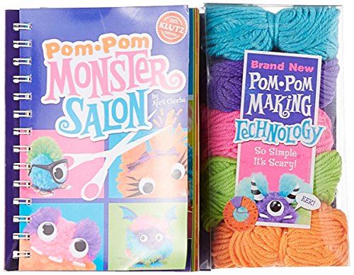 Klutz Pom Pom Monster Salon Créez, coupez en style votre propre kit de fabrication de monstres