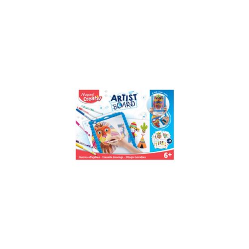 maped maped creativ kit de dessin artist board, 28 pièces noir