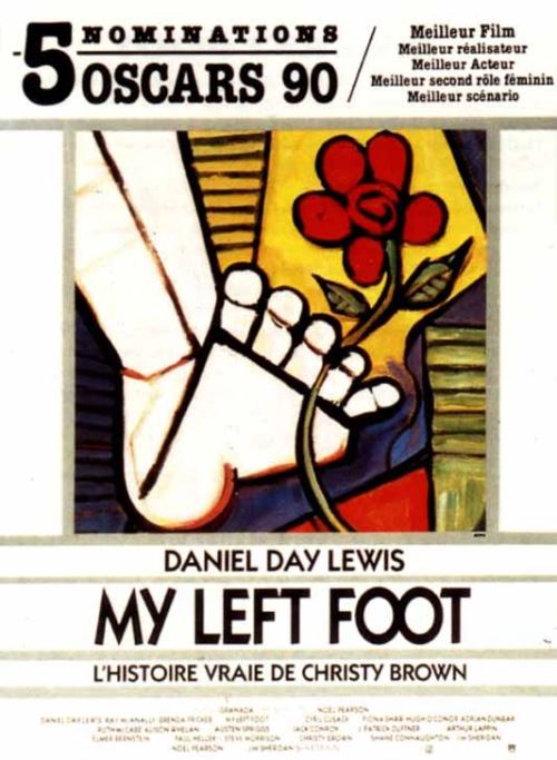 My Left Foot AFFICHE CINEMA ORIGINALE