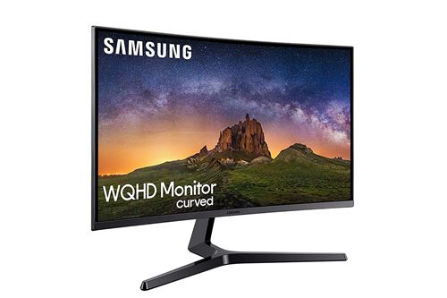 Samsung C32JG50QQU - LED-monitor - gebogen - 32 (31.5 zichtbaar) - 2560 x 1440 WQHD - VA - 300 cd/m² - 3000:1 - 4 ms - 2xHDMI, DisplayPort - donkerzilver