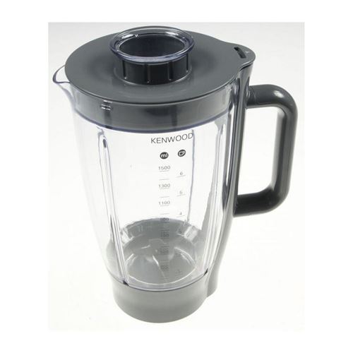 Pièces Détachées Petit Électroménager Kenwood Bol Blender Acrylic Complet 1.5 L pour Robot Multifonctions Kenwood