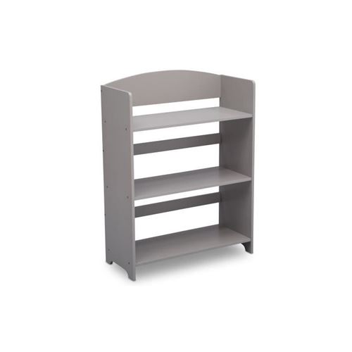 DELTAKIDS - Etagere Enfant Rangement Jouets/Livres en Bois - Gris