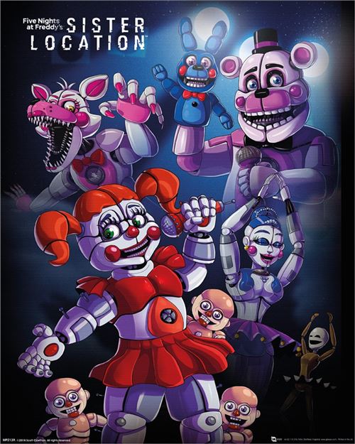 Five Nights At Freddy's Mini Poster 40 x 50 cm Sister Location Group
