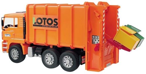 Camion poubelle - bruder - 02560 - vehicule de jeu État correct - Bruder reconditionné disponible sur Fnac