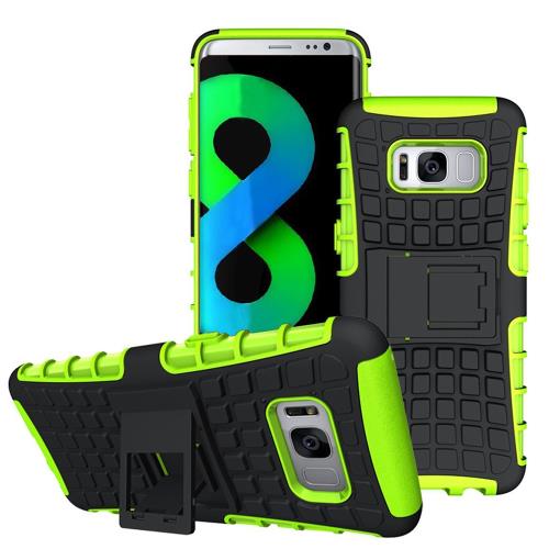 Coque Anti Choc Pour Samsung Galaxy S8 Plus Modèle Spider - Vert