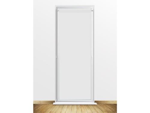 Voile pour porte fenêtre 90x200 cm DOLLY blanc