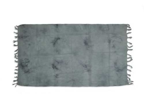 Fouta coton 100x200 cm TIE AND DYE gris