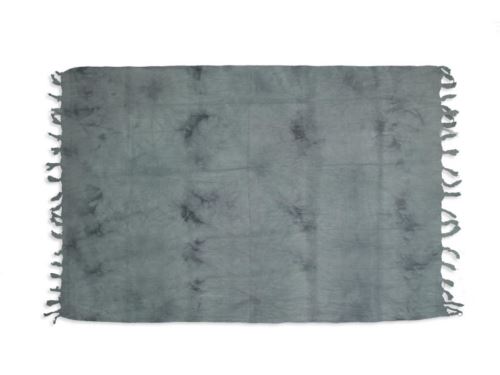 Fouta coton 140x180 cm TIE AND DYE gris